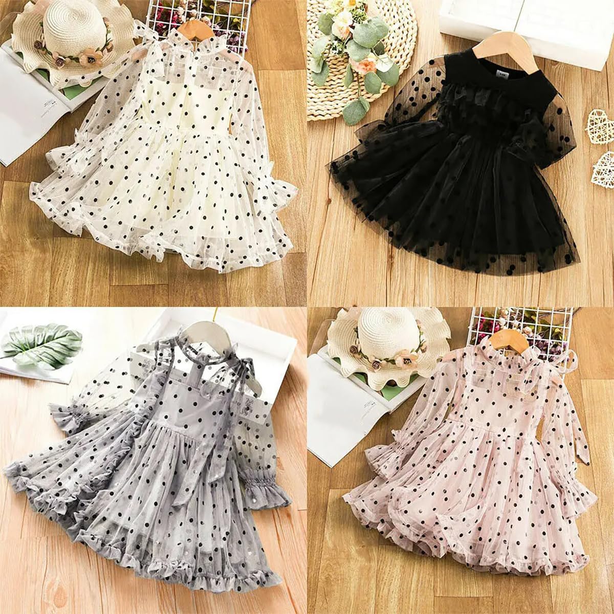 Amazon.com: Gumney Black Polka Dot Tulle Fabric, 61
